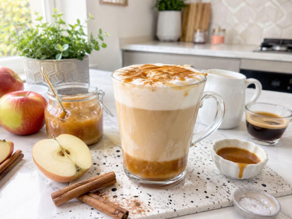 Pumpkin spice latte jeszcze poczeka. Do sierpniowej kawy zrób i dodaj syrop z pierwszych jabłek