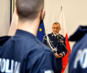 Podlaskie. Uroczyste ślubowanie 21 nowych policjantów