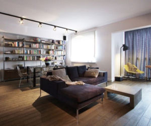 Aranżacja pokoju dziennego w stylu loft