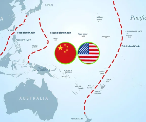 Kto nadzoruje First Island Chain, kontroluje dostęp Chin do Pacyfiku?
