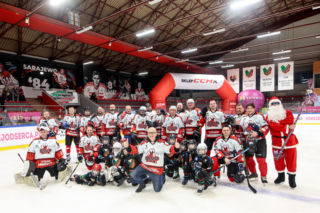 Mecz hokejowy Reprezentacji Artystów Polskich i Przedsiębiorców