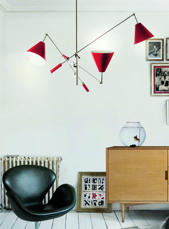 Lampy vintage - żyrandol Sinatra Suspension