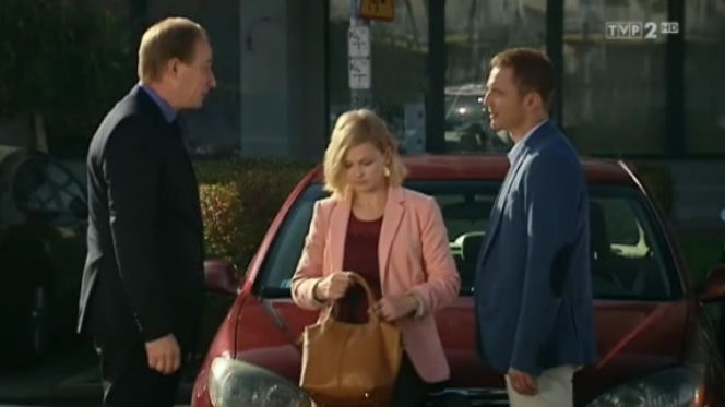 M jak MIŁOŚĆ odc. 972. Holtz (Grzegorz Milczarczyk), Marta (Dominika Ostałowska), Andrzej Budzyński (Krystian Wieczorek)