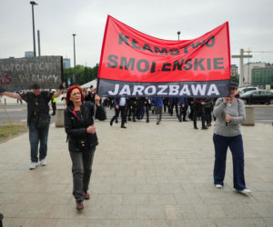 Obchody miesięcznicy smoleńskiej w Warszawie