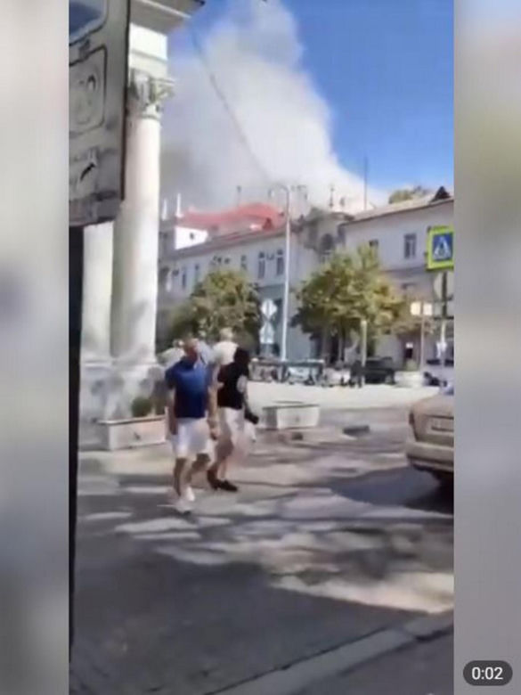 Atak na sztab rosyjskiej Floty Czarnomorskiej