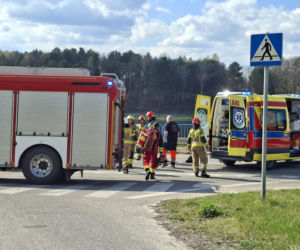 19.04.2026. Wypadek w Krynkach. Lądował LPR