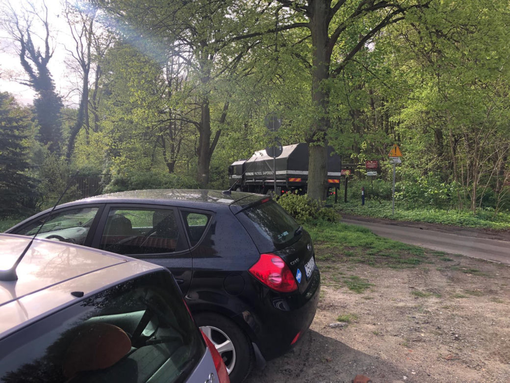 Akcja podejmowania niewybuchu w Szczecinie Podjuchach