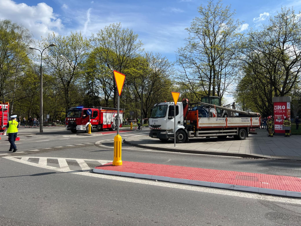 Kraków. Wypadek na os. Zgody