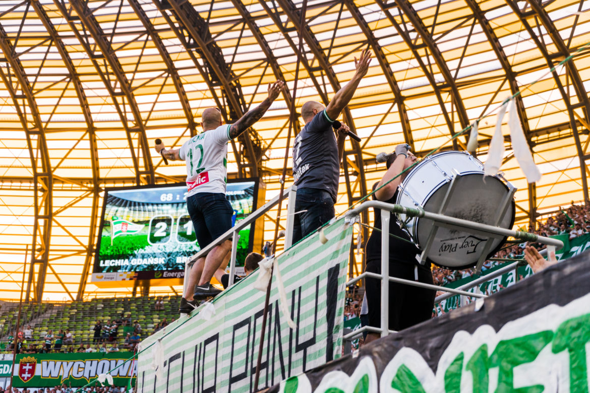 Kibice na meczu Lechia - Brøndby [ZDJĘCIA]