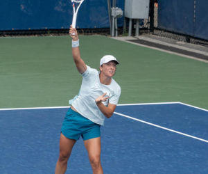 Trening Igi Świątek na US Open