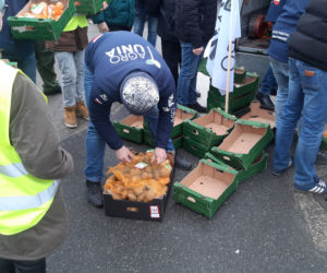 Protest rolników w Środzie Wielkopolskiej