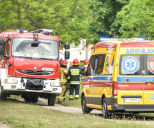 Dziewczynka wypadła z balkonu we Włocławku. Ojciec miał 1,7 promila