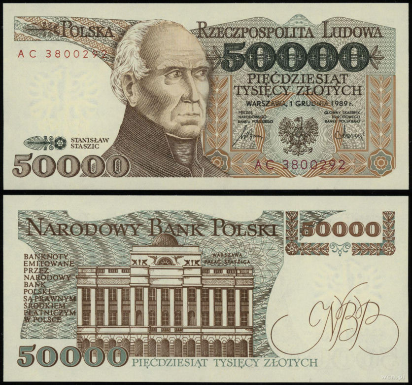Banknoty przed 1995 rokiem 