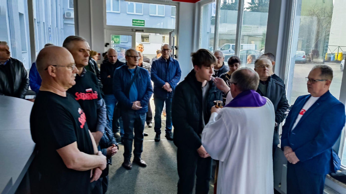Msza w kopalni Solino