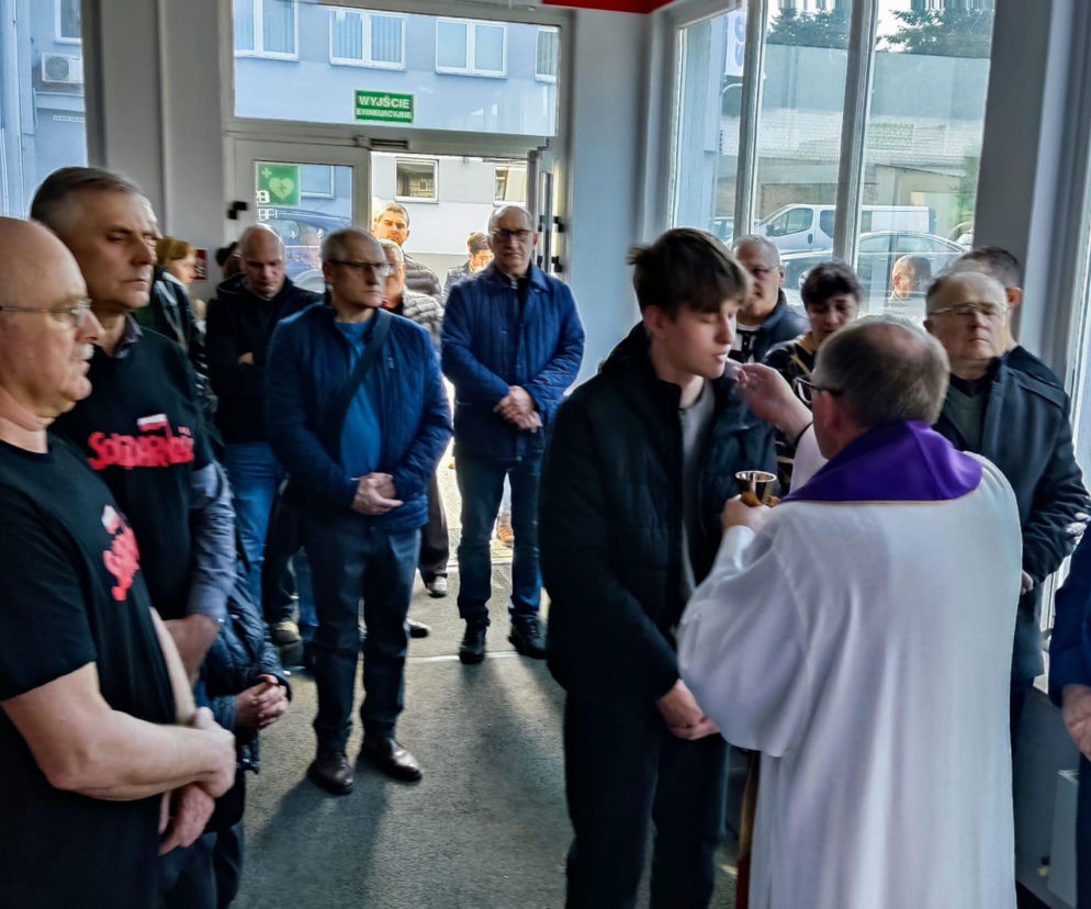 Msza w kopalni Solino