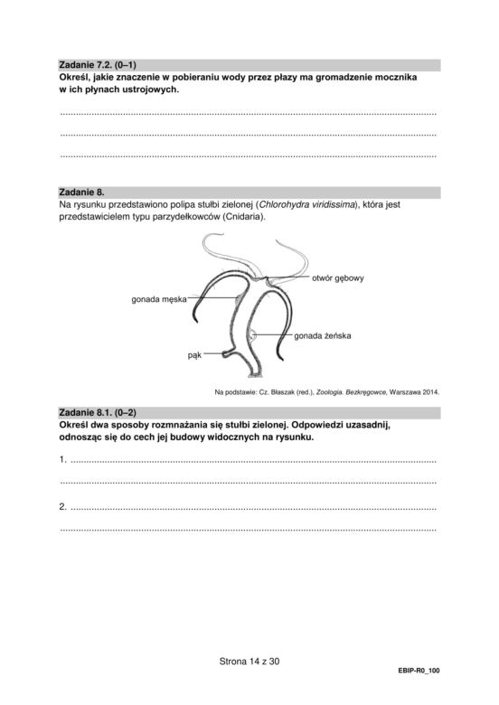Matura biologia arkusz formuła 2015
