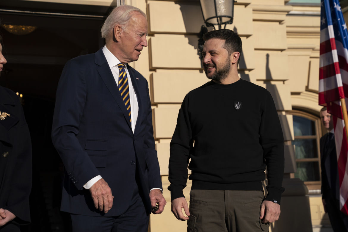 Prezydent Biden spotkał się w Kijowie z prezydentem Zełenskim