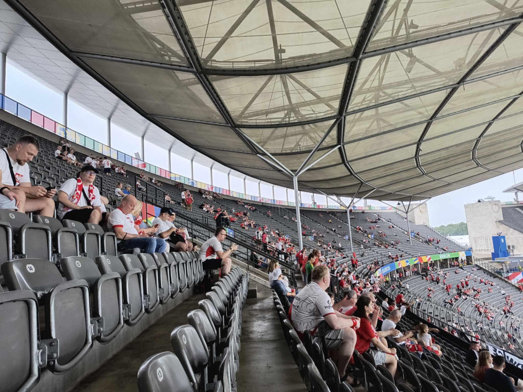 Euro 2024. Kibice przed meczem Polska - Austria w Berlinie