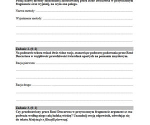 EGZAMIN MATURALNY Z FILOZOFII POZIOM ROZSZERZONY