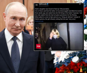 Tajna córka Putina znaleziona w Paryżu? Film pojawił się w sieci