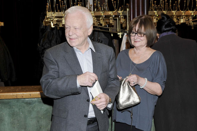 Marian Opania z żoną