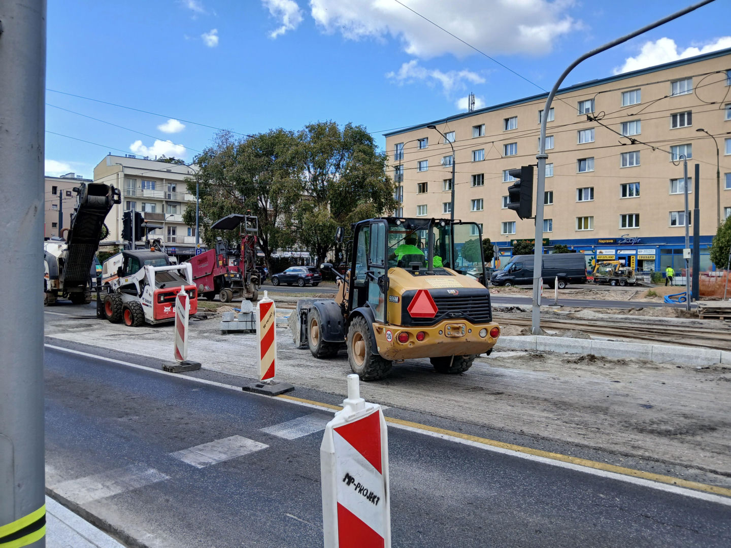 Likwidacja przejścia podziemnego na skrzyżowaniu ul. Młynarskiej i Wolskiej w Warszawie