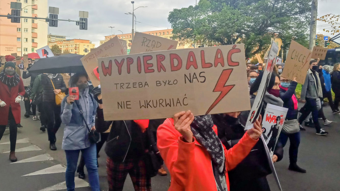 Protest kobiet w Szczecinie - 28.10.2020