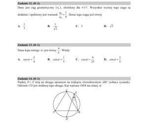 ARKUSZE CKE - Matura matematyka - poziom podstawowy 2019 - co było na maturze z matematyki?