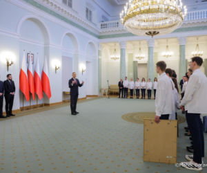 Semirunnij, Kurakowa i reszta olimpijczyków u Karola Nawrockiego