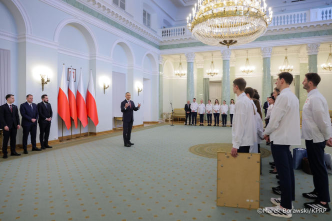 Semirunnij, Kurakowa i reszta olimpijczyków u Karola Nawrockiego