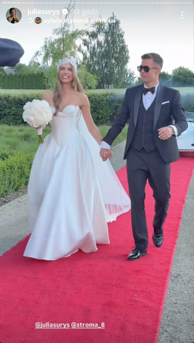 Julia Suryś z "Tańca z Gwiazdami" poślubiła przystojnego piłkarza. Kim jest jej ukochany?