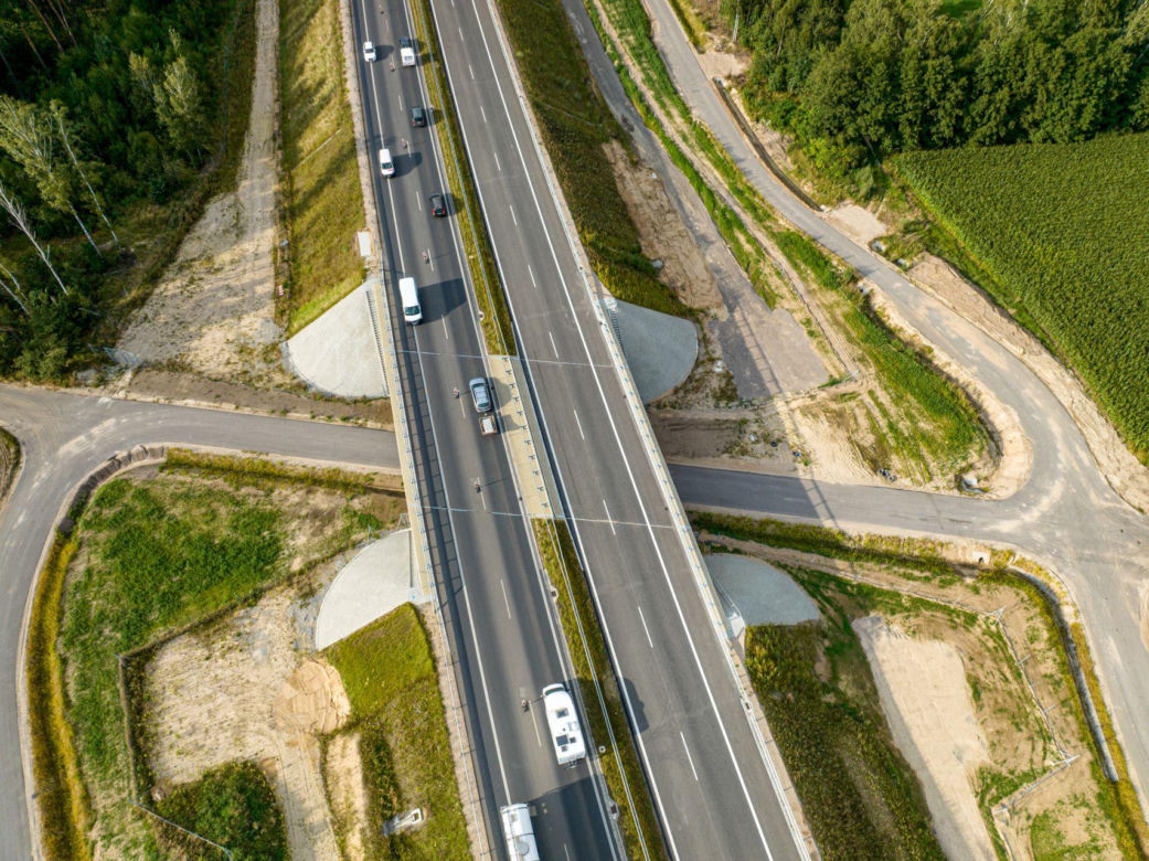 Budowany odcinek S61 Łomża Zachód-Stawiski