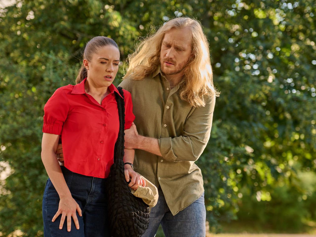 Na Wspólnej, odcinek 3929: Anka (Sonia Mietielica), Magnus (Krzysztof Kowalski)