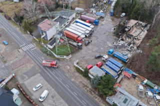 Potężny pożar hali w Warszawie. Wszystko spłonęło, zostały tylko zgliszcza