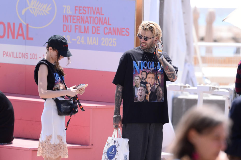Martyna Byczkowska i Quebonafide w Cannes