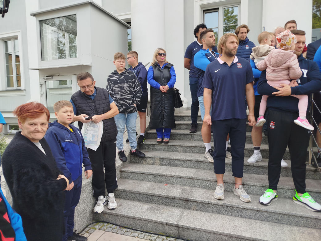 Społeczność sportowców i kibiców rugby z Siedlec uczciła największy z dotychczasowych sukcesów w historii klubu