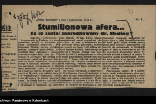 Upadłość firmy Oswag S.A. w Wyrach, proces przeciwko dyrektorowi Franciszkowi Ebelingowi i Józefowi Ogiermanowi