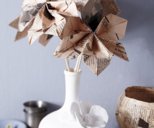 Dekoracje z gazet
