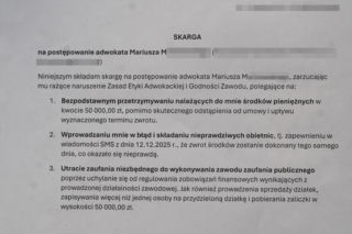 Wyglądał profesjonalnie. 14 osób wpłaciło zaliczki na te same działki. Poszkodowani oskarżają adwokata