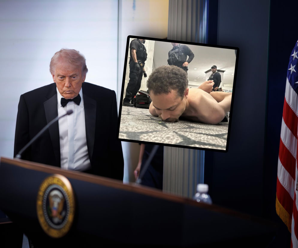 Strzały na kolacji z udziałem Donalda Trumpa