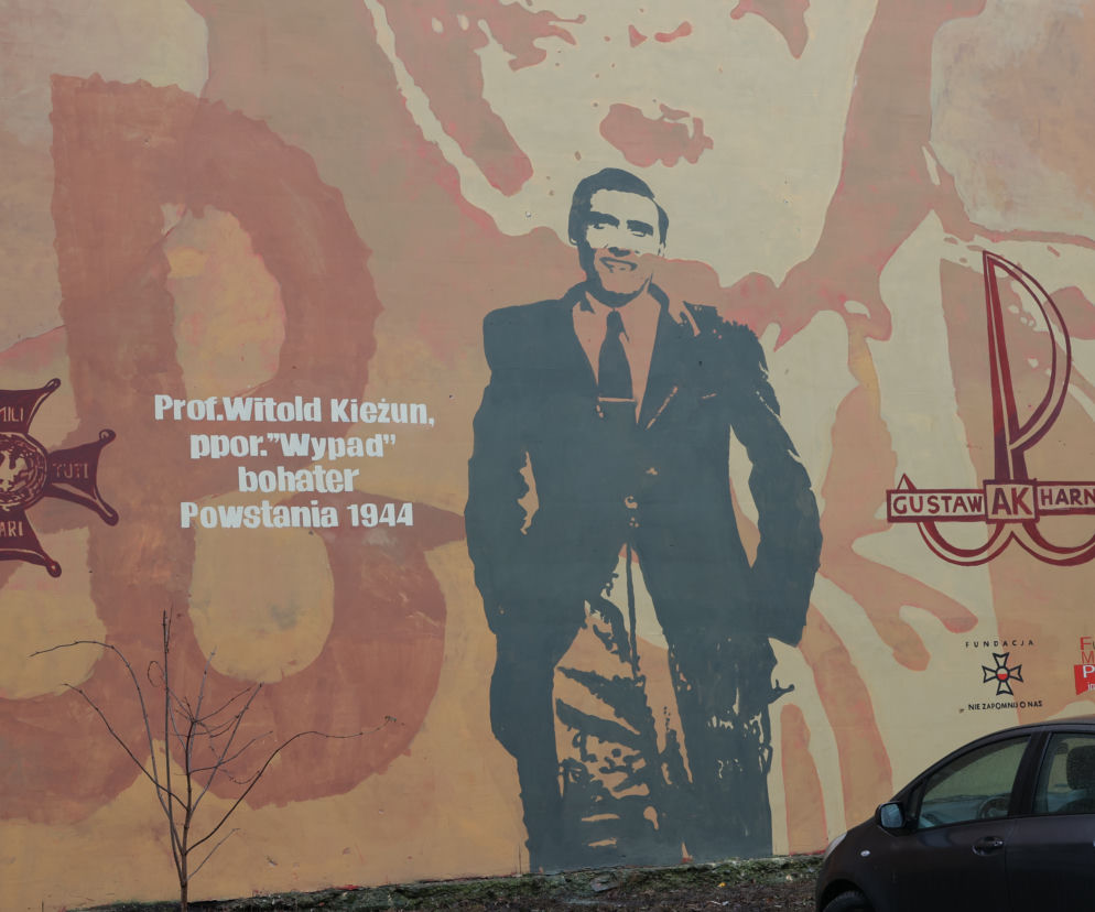 Odsłonięcie muralu śp. Witolda Kieżuna. Profesorze, pamiętamy!