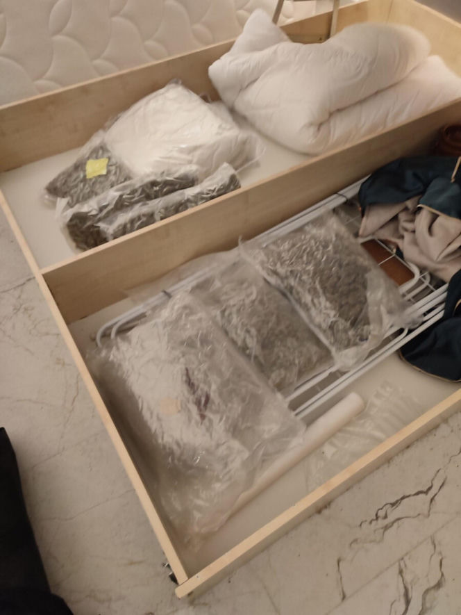 48 kilogramów narkotyków nie wejdzie na rynek. Zatrzymany przez stołecznych policjantów 36-latek trafił do aresztu