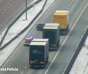 „Wyścigi słoni” na autostradzie A2