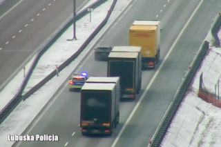 „Wyścigi słoni” na autostradzie A2