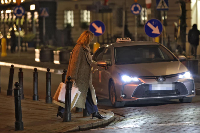 Anna Kalczyńska na zakupach