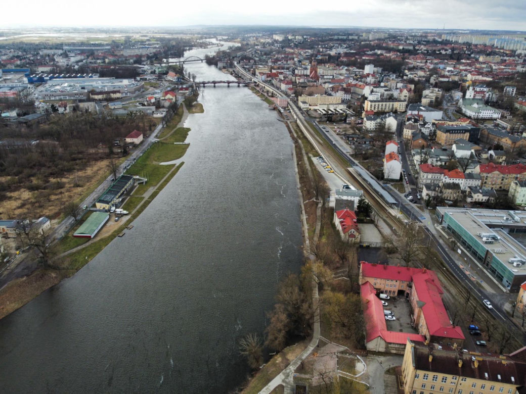 podniesiony poziom wód na Warcie