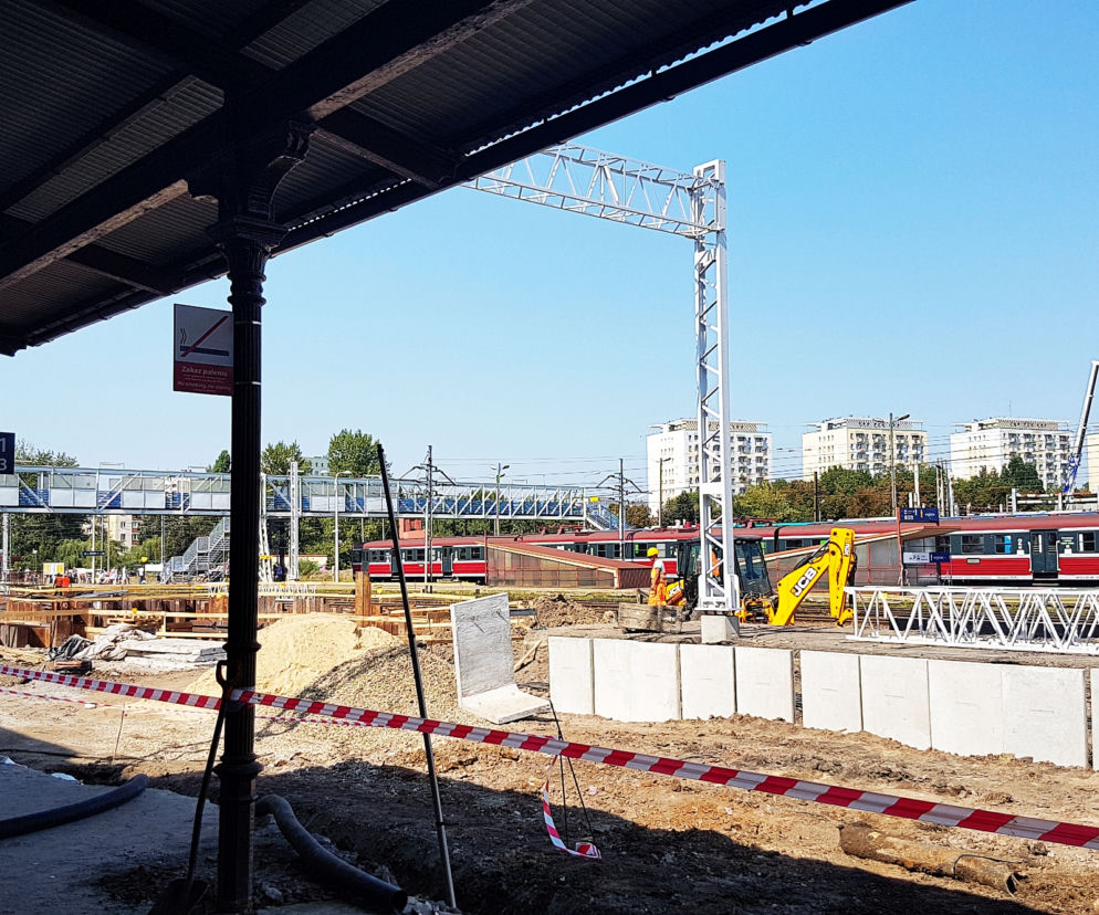 Trwają prace na stacji PKP Rzeszów Główny