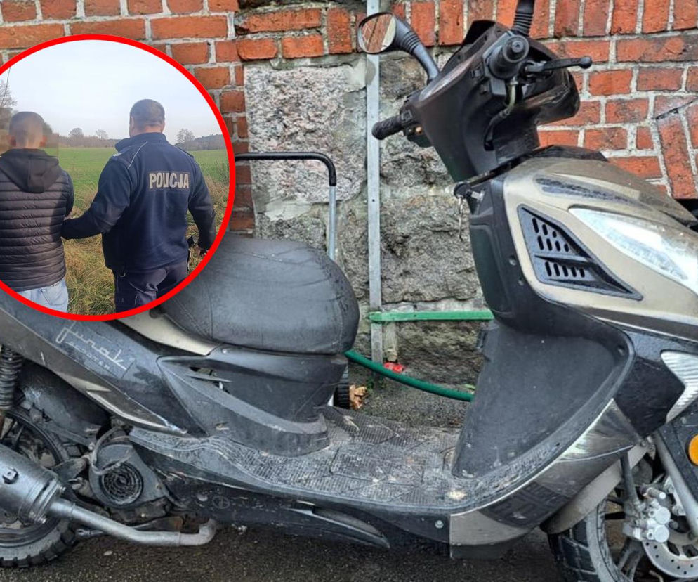 Ukradł motorowej bo spieszył się do dziewczyny