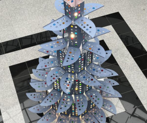 To jedyna taka choinka w Polsce. Stworzyli ją z nietypowych materiałów