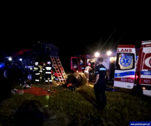 Makabryczny wypadek podczas prac polowych. Belownica wciągnęła mężczyznę [FOTO]